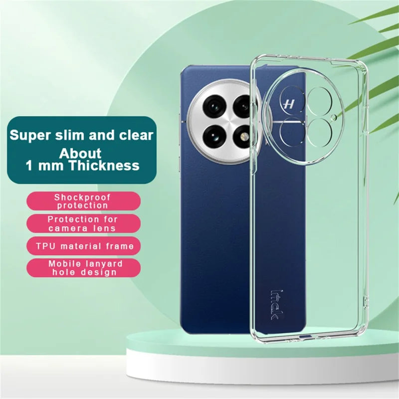 ShopCaseCart Shockproof Slim OnePlus 13 Protective cover Impact-resistant TPU Clear Streamlined Phone Back Guard