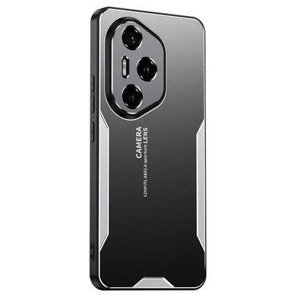 For Honor 300 Pro Phone Case Aluminium Alloy TPU PC Back Cover - Silver
