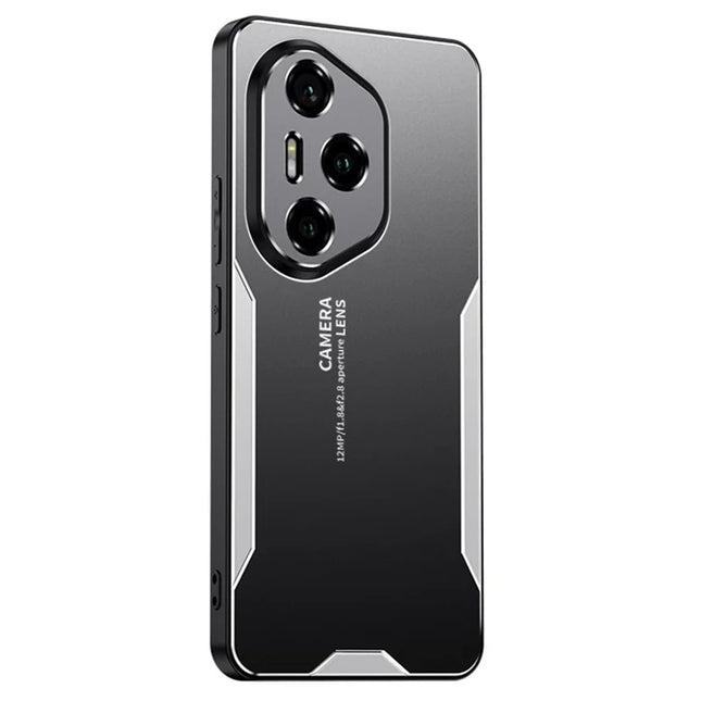 For Honor 300 Pro Phone Case Aluminium Alloy TPU PC Back Cover - Silver