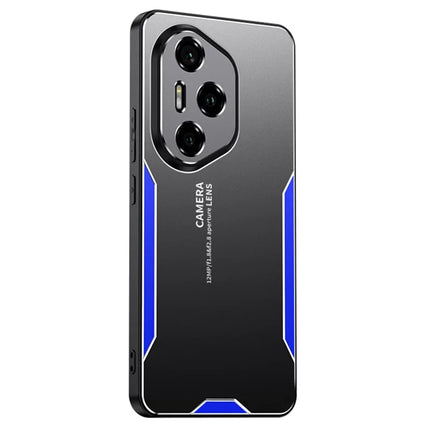 For Honor 300 Pro Phone Case Aluminium Alloy TPU PC Back Cover - Blue