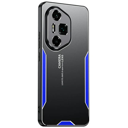 For Honor 300 Ultra Phone Case Aluminium Alloy TPU PC Back Cover - Blue