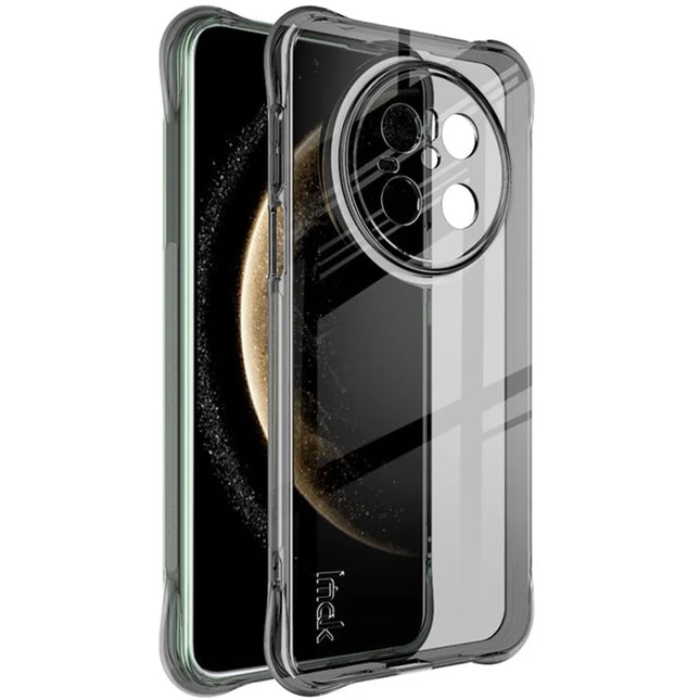 IMAK For Huawei Mate 70 Case TPU Phone Cover Airbag Shockproof Protection - Transparent Black