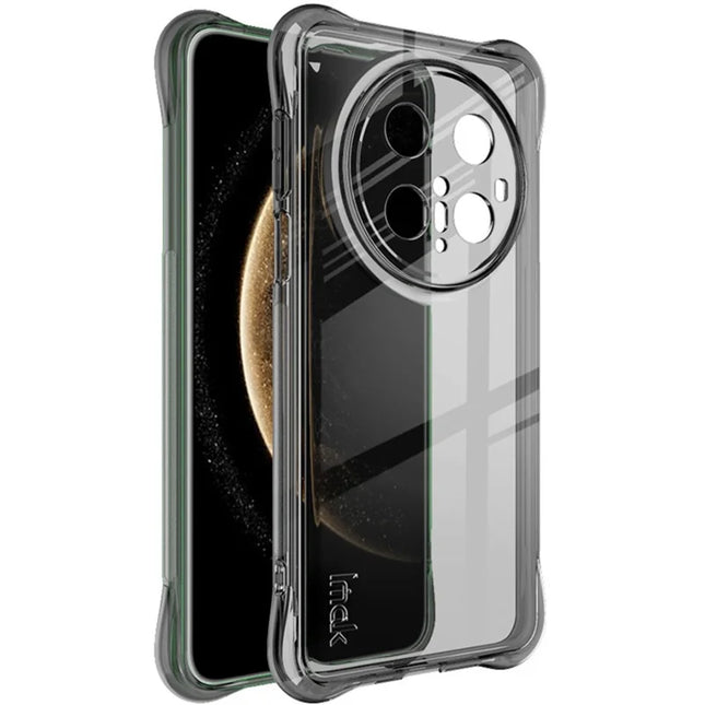 IMAK For Huawei Mate 70 Pro+ / Mate 70 Pro Case TPU Phone Cover Airbag Shockproof Protection - Transparent Black