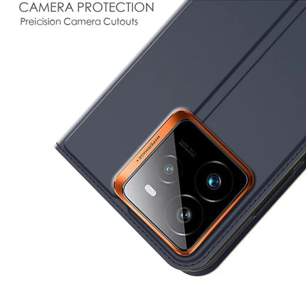 For Realme GT 7 Pro 5G Case PU Leather Phone Cover with Card Holder Stand Magnetic Closure