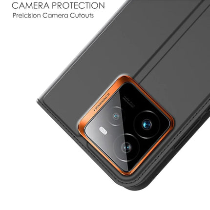 For Realme GT 7 Pro 5G Case PU Leather Phone Cover with Card Holder Stand Magnetic Closure
