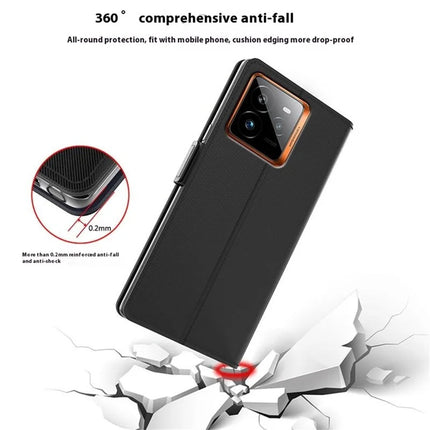 For Realme GT 7 Pro 5G Case Stand PU Leather Phone Cover Card Holder Mirror
