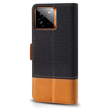 For Realme GT 7 Pro 5G Case Color Splicing PU Leather Wallet Phone Cover