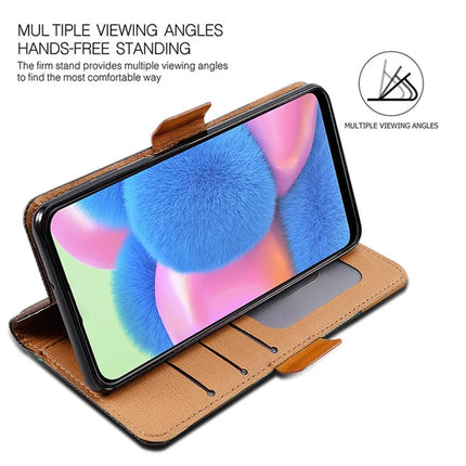 For Realme Note 60 Case Color Splicing PU Leather Wallet Phone Cover
