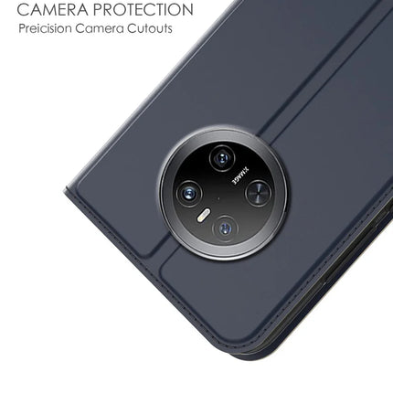 For Huawei Mate 70 Case PU Leather Phone Cover with Card Holder Stand Magnetic Closure