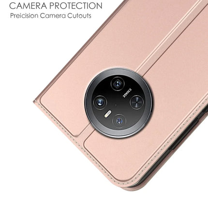 For Huawei Mate 70 Case PU Leather Phone Cover with Card Holder Stand Magnetic Closure