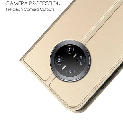 For Huawei Mate 70 Case PU Leather Phone Cover with Card Holder Stand Magnetic Closure