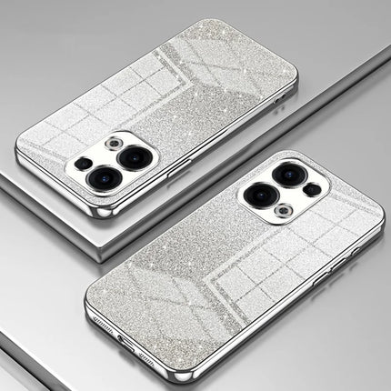 For Oppo Reno13 5G (Global) Case Electroplating Gradient Glitter TPU Phone Cover