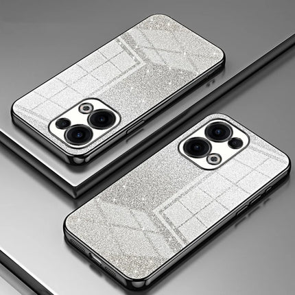 For Oppo Reno13 5G (Global) Case Electroplating Gradient Glitter TPU Phone Cover