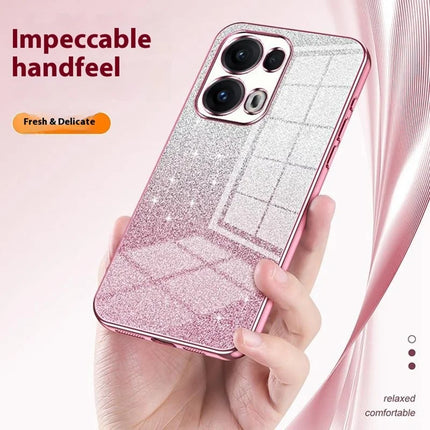For Oppo Reno13 Pro 5G Case Electroplating Gradient Glitter TPU Phone Cover