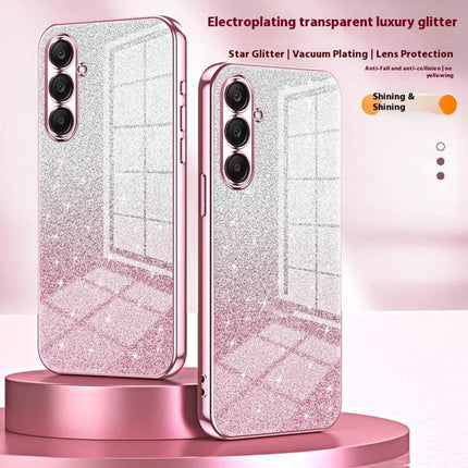 For Samsung Galaxy A26 5G Case Electroplating Gradient Glitter TPU Phone Cover
