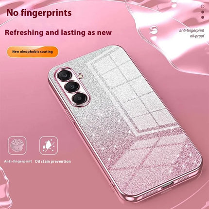 For Samsung Galaxy A26 5G Case Electroplating Gradient Glitter TPU Phone Cover