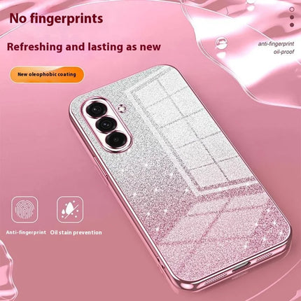 For Samsung Galaxy A36 5G Case Electroplating Gradient Glitter TPU Phone Cover