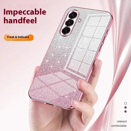 For Samsung Galaxy A36 5G Case Electroplating Gradient Glitter TPU Phone Cover