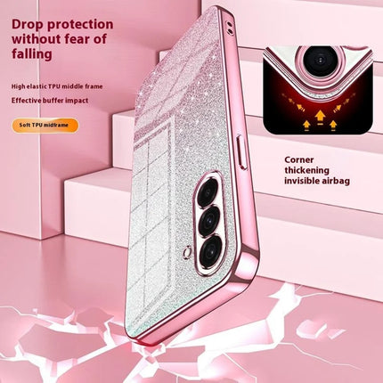 For Samsung Galaxy A36 5G Case Electroplating Gradient Glitter TPU Phone Cover