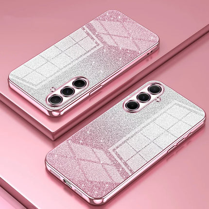 For Samsung Galaxy A56 5G Case Electroplating Gradient Glitter TPU Phone Cover