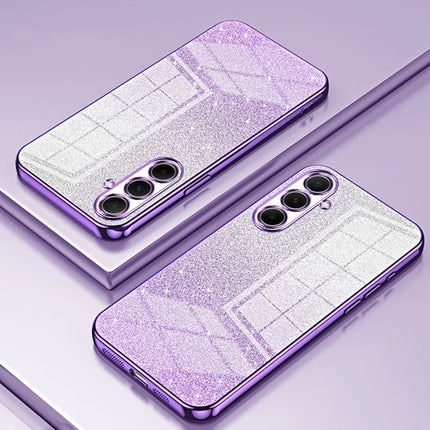 For Samsung Galaxy A56 5G Case Electroplating Gradient Glitter TPU Phone Cover