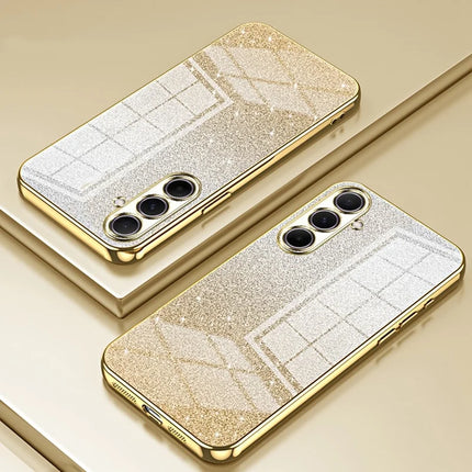 For Samsung Galaxy A56 5G Case Electroplating Gradient Glitter TPU Phone Cover