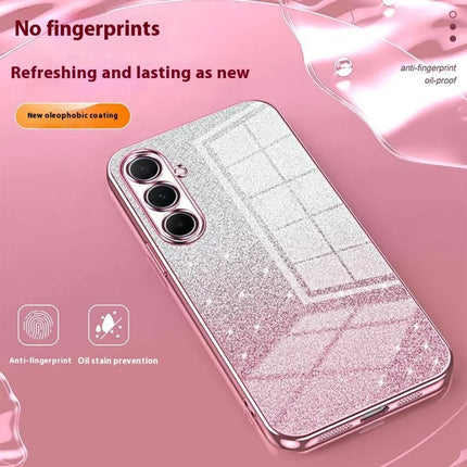 For Samsung Galaxy A56 5G Case Electroplating Gradient Glitter TPU Phone Cover