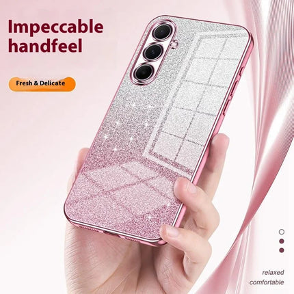 For Samsung Galaxy A56 5G Case Electroplating Gradient Glitter TPU Phone Cover