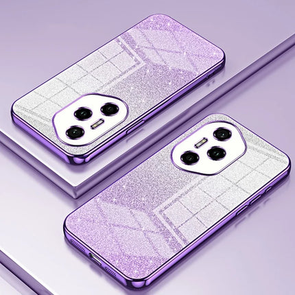 For Honor 300 Pro Case Electroplating Gradient Glitter TPU Phone Cover