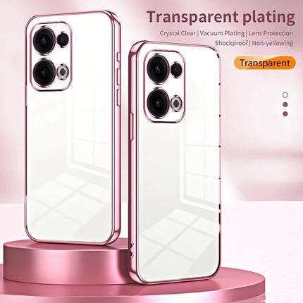For Oppo Reno13 5G (Global) Case Electroplating Frame Soft TPU Phone Cover