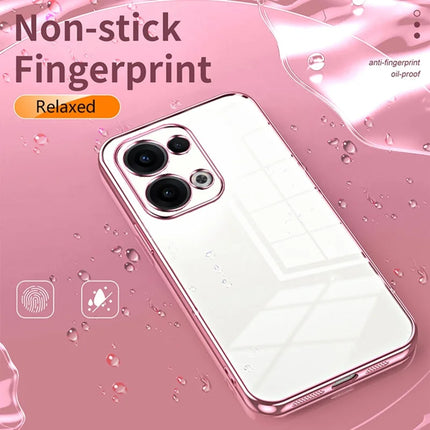 For Oppo Reno13 5G (Global) Case Electroplating Frame Soft TPU Phone Cover