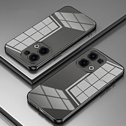 For Oppo Reno13 5G (Global) Case Electroplating Frame Soft TPU Phone Cover