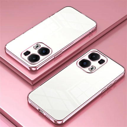 For Oppo Reno13 Pro 5G Case Electroplating Frame Soft TPU Phone Cover