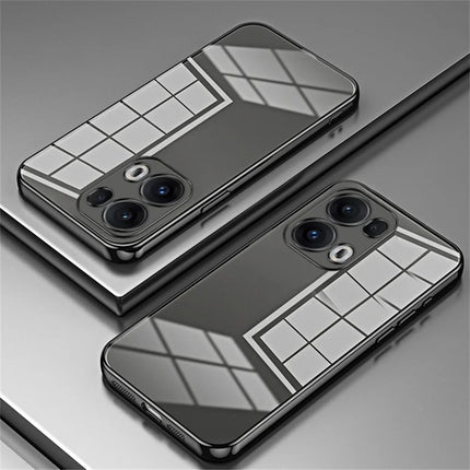 For Oppo Reno13 Pro 5G Case Electroplating Frame Soft TPU Phone Cover
