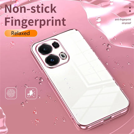 For Oppo Reno13 Pro 5G Case Electroplating Frame Soft TPU Phone Cover