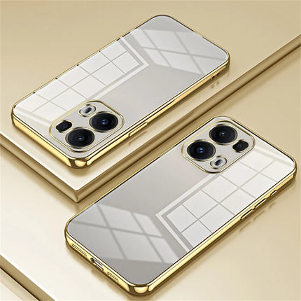 For Oppo Reno13 Pro 5G Case Electroplating Frame Soft TPU Phone Cover