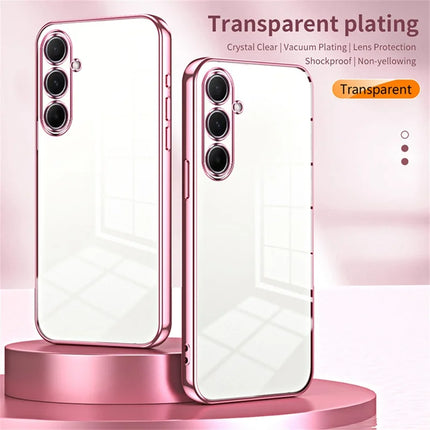 For Samsung Galaxy A56 5G Case Electroplating Frame Soft TPU Phone Cover