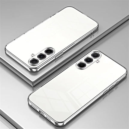 For Samsung Galaxy A56 5G Case Electroplating Frame Soft TPU Phone Cover