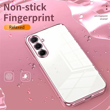 For Samsung Galaxy A56 5G Case Electroplating Frame Soft TPU Phone Cover