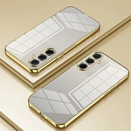 For Samsung Galaxy A56 5G Case Electroplating Frame Soft TPU Phone Cover