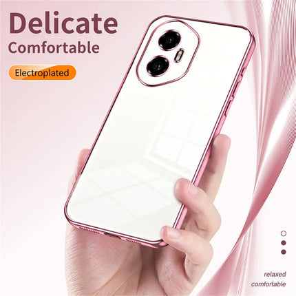 For Honor 300 Case Electroplating Frame Soft TPU Phone Cover
