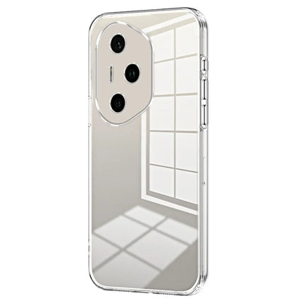 For Honor 300 Pro Case Electroplating Frame Soft TPU Phone Cover - Transparent