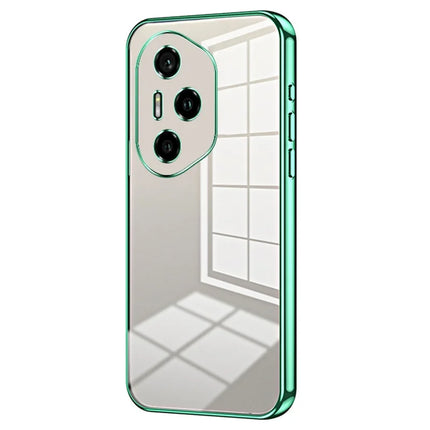 For Honor 300 Pro Case Electroplating Frame Soft TPU Phone Cover - Green