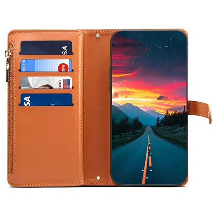 ESEBLE Galaxy Series For Samsung Galaxy A26 5G Case Leather Zipper Phone Cover RFID Blocking