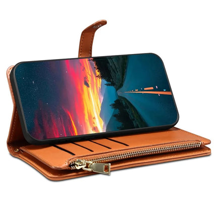 ESEBLE Galaxy Series For Samsung Galaxy A26 5G Case Leather Zipper Phone Cover RFID Blocking