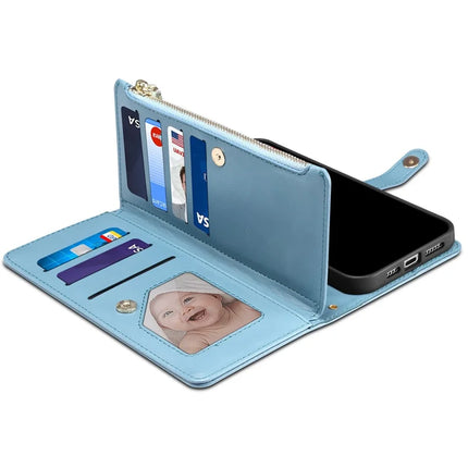 ESEBLE Galaxy Series For Samsung Galaxy A26 5G Case Leather Zipper Phone Cover RFID Blocking