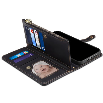 ESEBLE Galaxy Series For Samsung Galaxy A26 5G Case Leather Zipper Phone Cover RFID Blocking