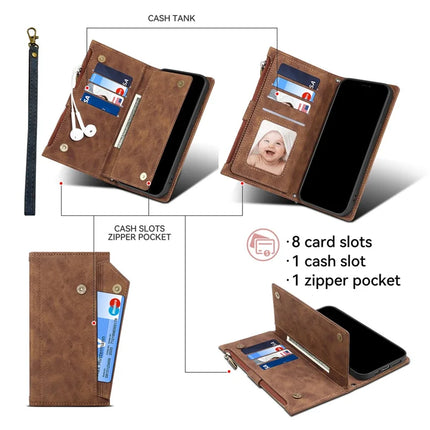 ESEBLE Star Series For Samsung Galaxy A26 5G Case Zipper Wallet Leather Stand Phone Cover