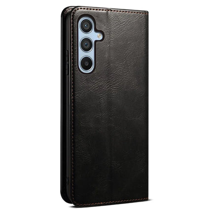 For Samsung Galaxy A26 5G Case Crazy Horse Texture Waxy Leather Wallet Stand Phone Cover
