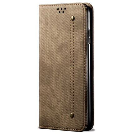 For Honor 300 Pro Case Jeans Cloth Texture Anti-Scratch Leather Stand Phone Cover